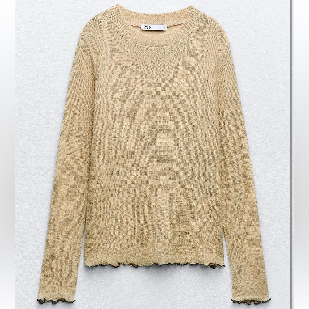 Worn Once! Zara crewneck sweater - size S